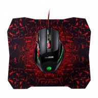 Mouse & base para mouse 7 botones UBS 2.0